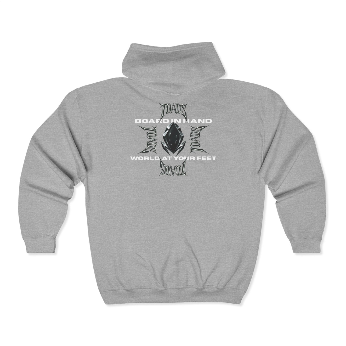 ‘World at Your Feet’ Zip-up Hoodie