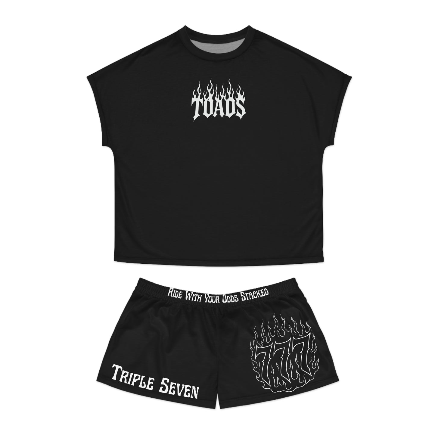 Triple seven shorts/tee set