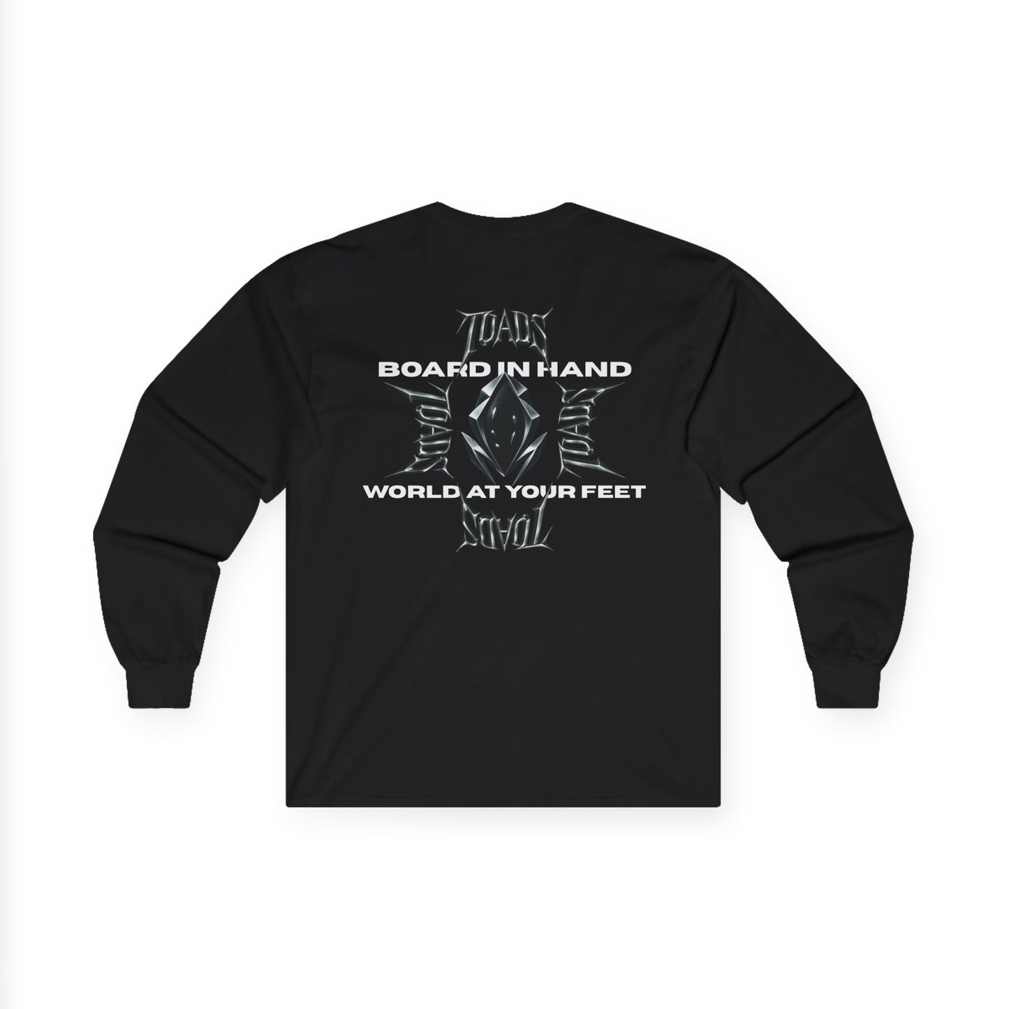 "World at your feet" long-sleeve tee