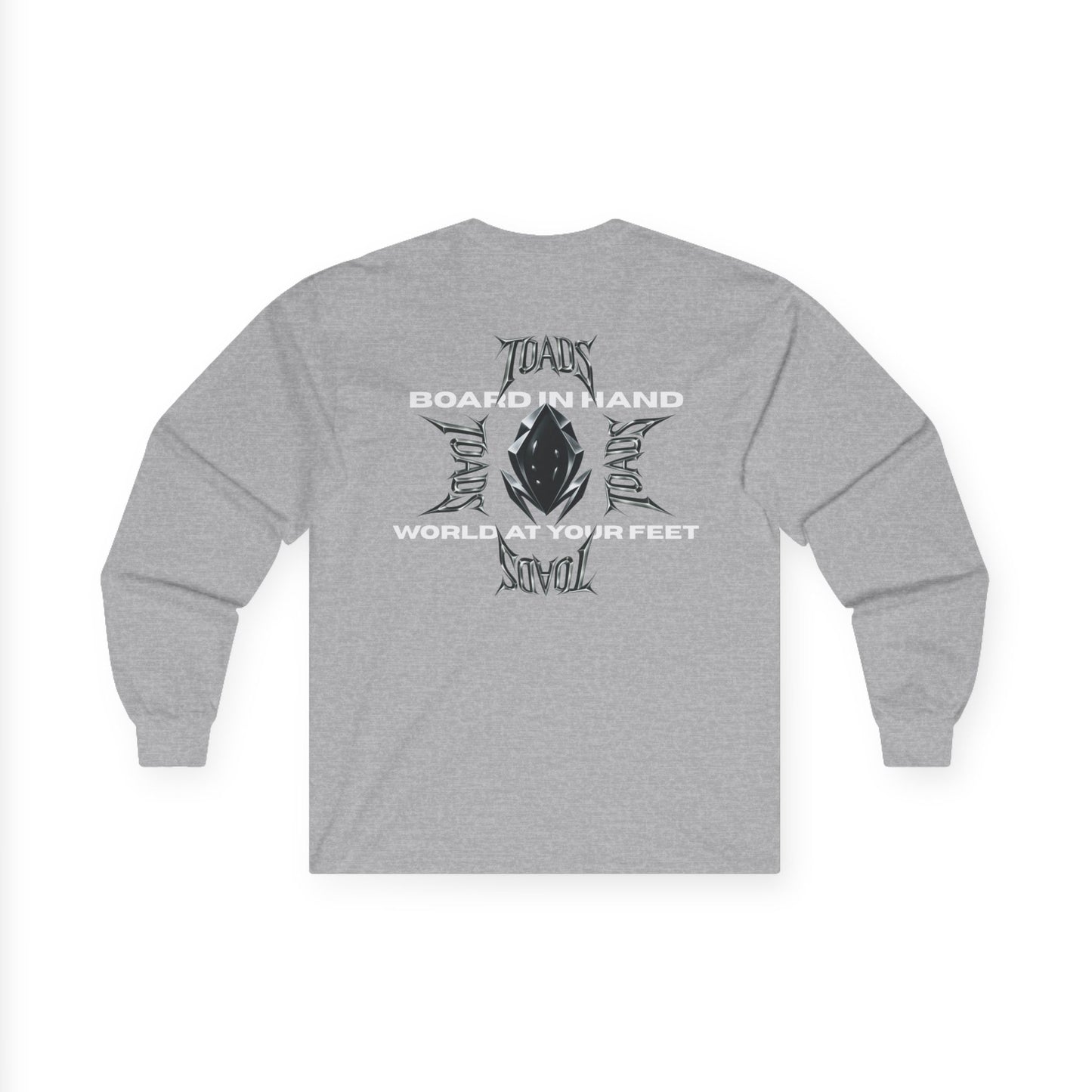 "World at your feet" long-sleeve tee