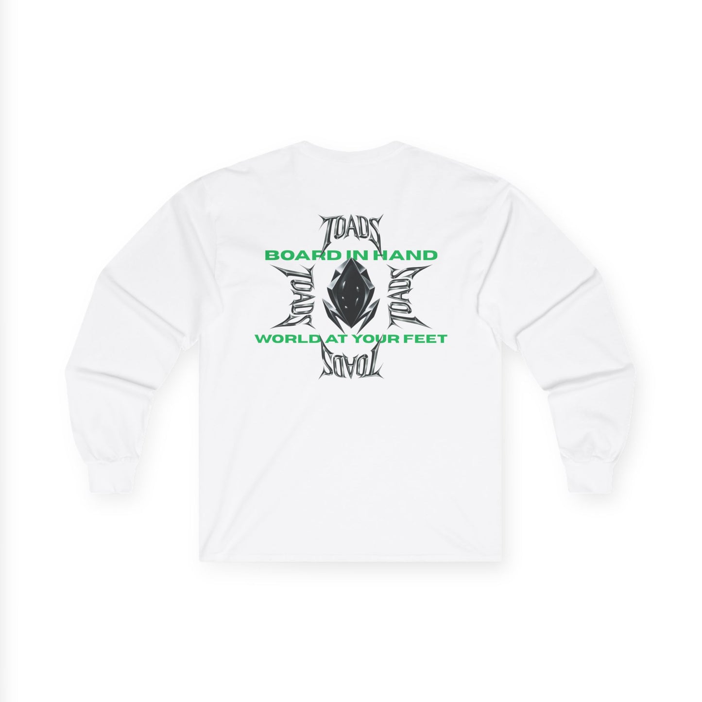 "World at your feet" long-sleeve tee