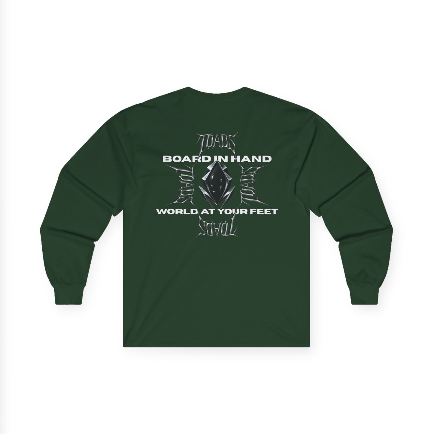 "World at your feet" long-sleeve tee