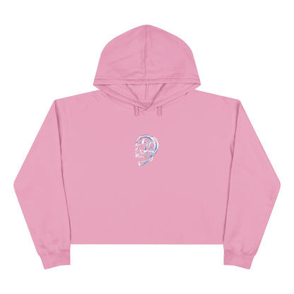 Skull Cropped Hoodie