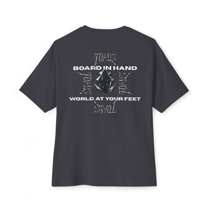 ‘World at Your Feet’ Oversized Tee