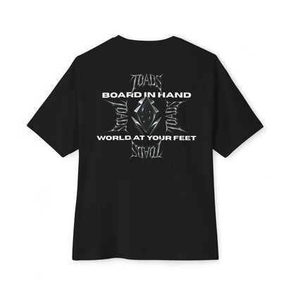 ‘World at Your Feet’ Oversized Tee