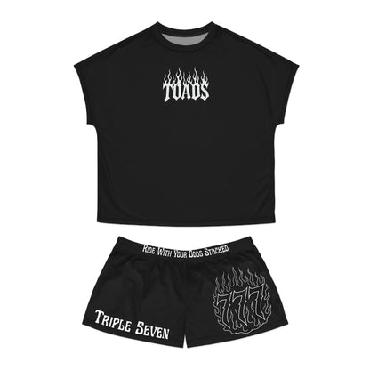 Triple seven shorts/tee set