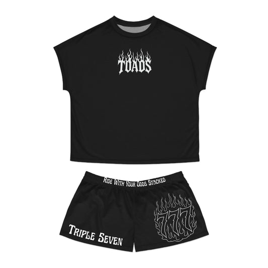 Triple seven shorts/tee set