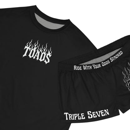 Triple seven shorts/tee set